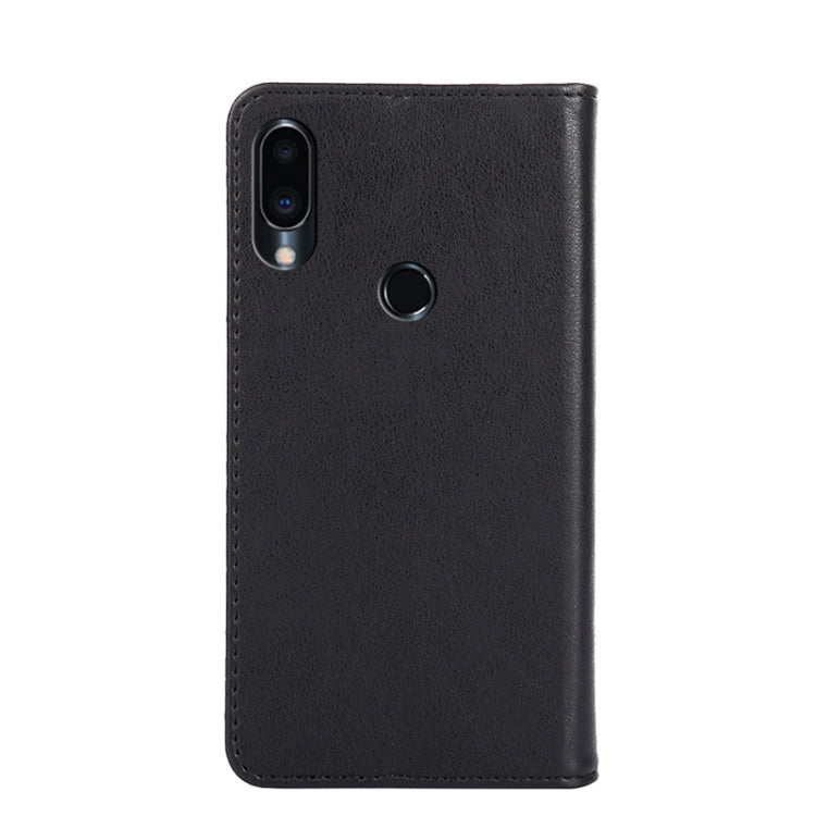 For Meizu Note 9 Non-Magnetic Retro Texture Leather Phone Case