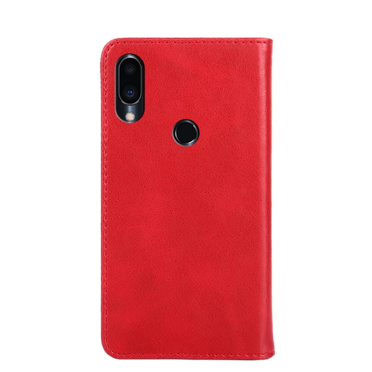 For Meizu Note 9 Non-Magnetic Retro Texture Leather Phone Case