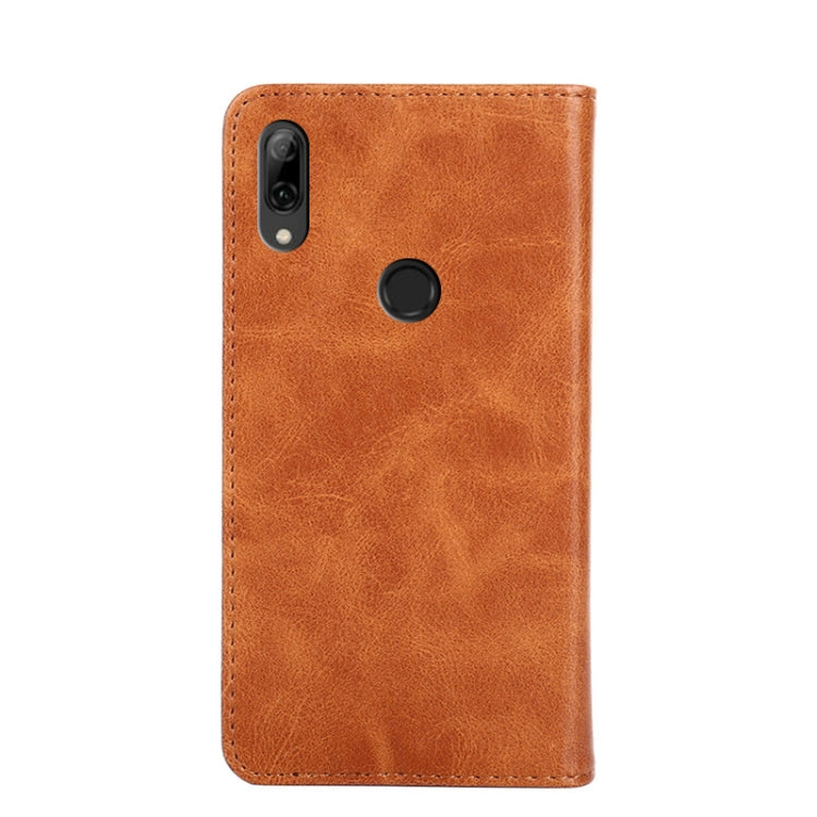For Huawei P smart Z/Enjoy 10 Plus/Y9 Prime 2019/Honor 9X Russian Version/Honor 9X Pro Russian Version Non-Magnetic Retro Texture Leather Phone Case