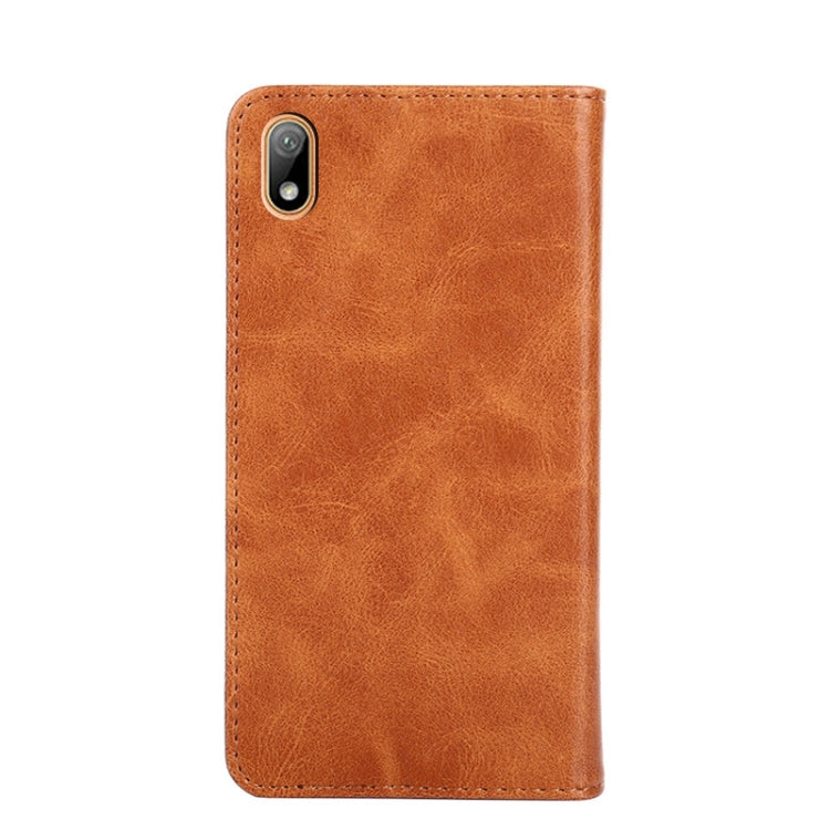 For Huawei Y5 2019 / Honor 8S Non-Magnetic Retro Texture Leather Phone Case