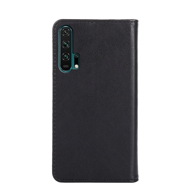 For Honor 20 Pro Non-Magnetic Retro Texture Leather Phone Case
