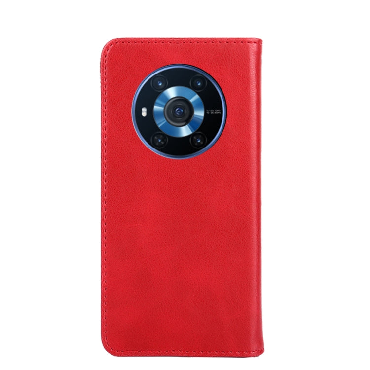 For Honor Magic3 Non-Magnetic Retro Texture Leather Phone Case