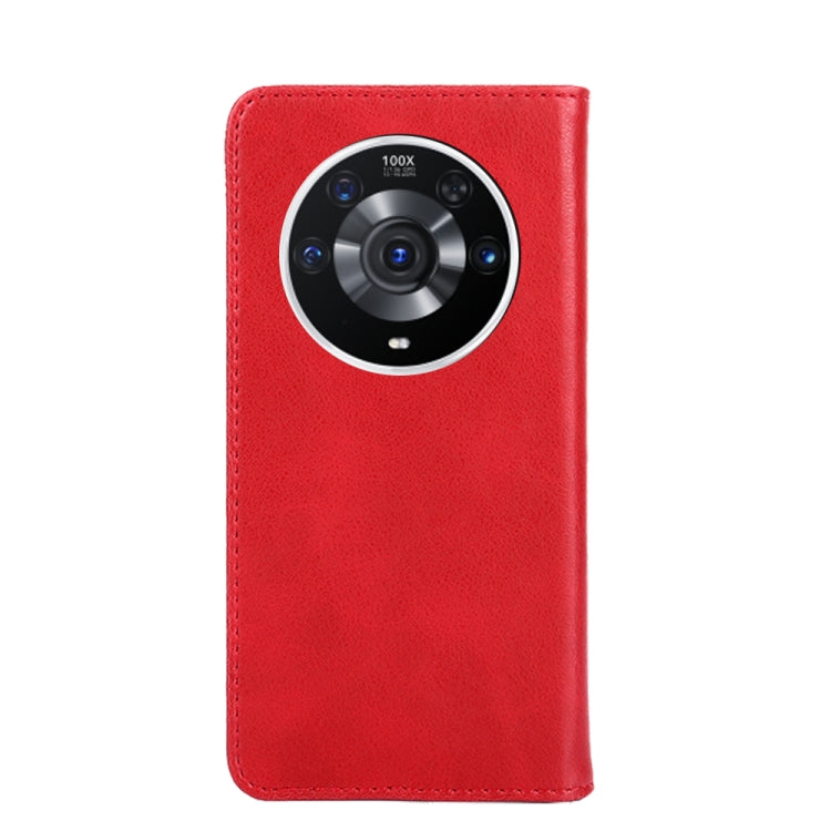 For Honor Magic3 Pro Non-Magnetic Retro Texture Leather Phone Case