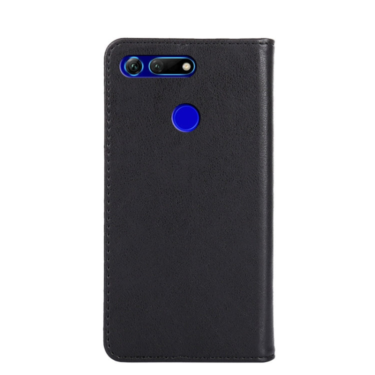 For Honor View 20 Non-Magnetic Retro Texture Leather Phone Case