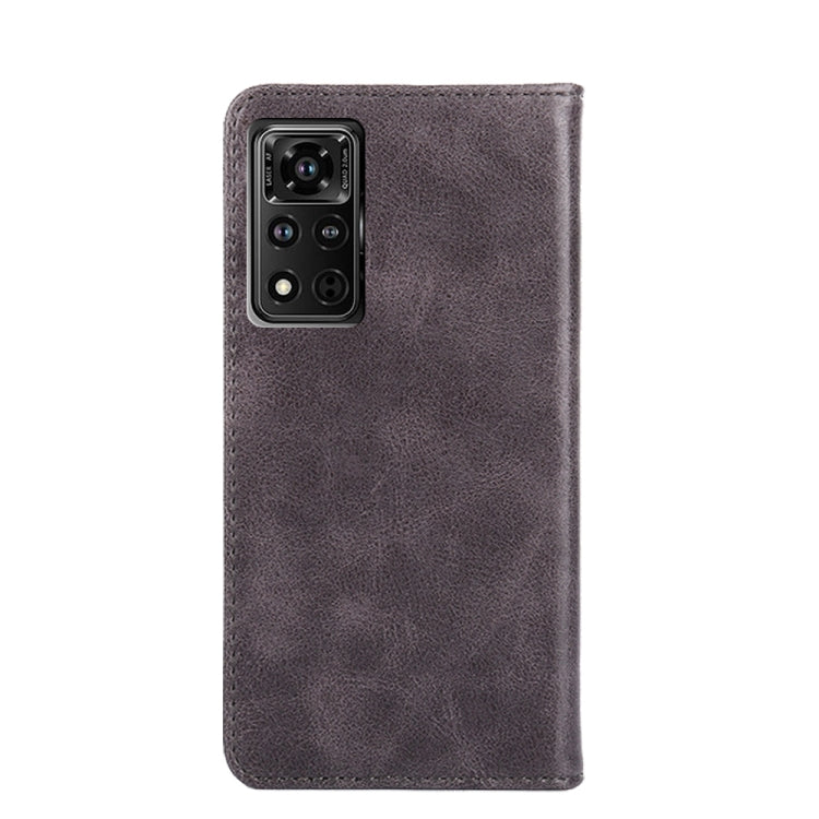 For Honor V40 5G Non-Magnetic Retro Texture Leather Phone Case