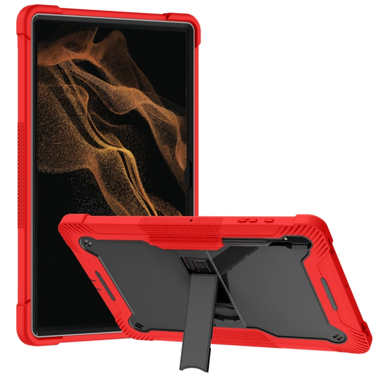 For Samsung Galaxy Tab S8 Ultra Silicone + PC Shockproof Protective Tablet Case