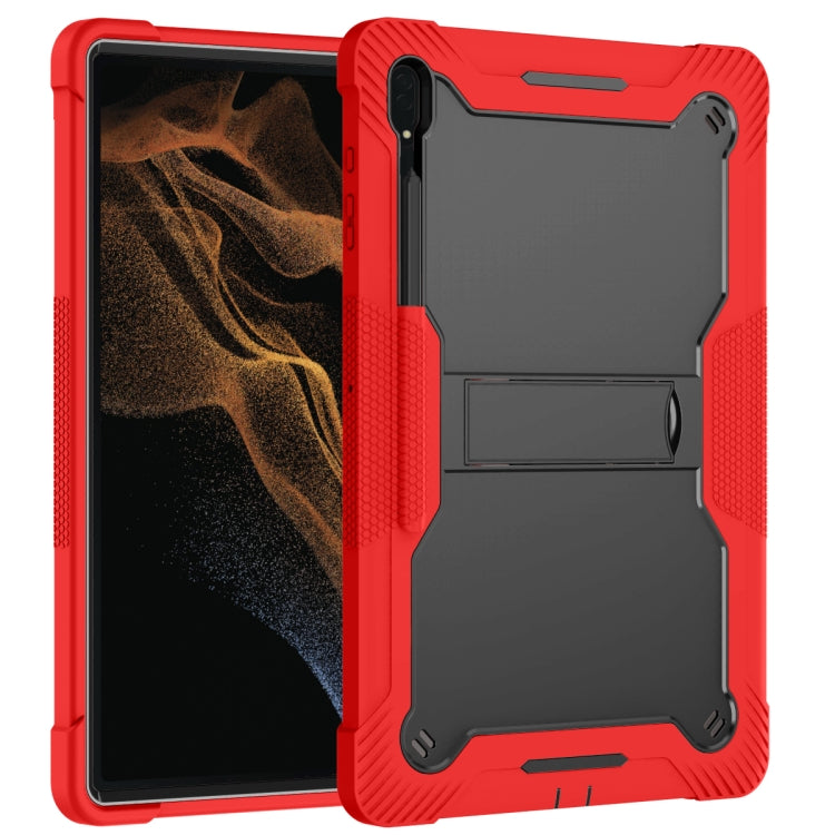 For Samsung Galaxy Tab S8 Ultra Silicone + PC Shockproof Protective Tablet Case