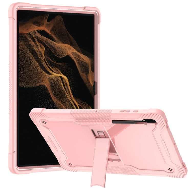 For Samsung Galaxy Tab S8 Ultra Silicone + PC Shockproof Protective Tablet Case