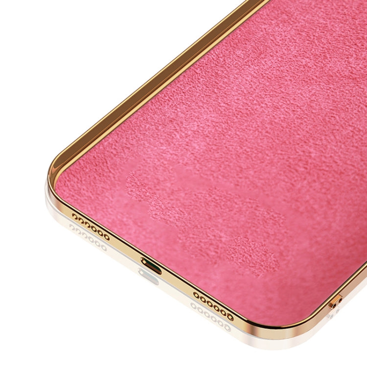 For Xiaomi Redmi K40S 6D Electroplating Full Coverage Silicone Phone Case with Magnetic Ring Holder