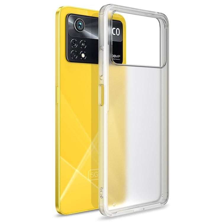 For Xiaomi Poco X4 Pro 5G Four-corner Shockproof TPU + PC Protective Phone Case