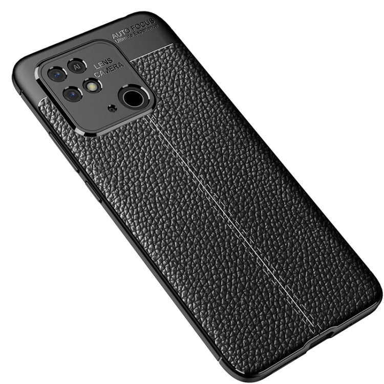 For Xiaomi Redmi 10C Litchi Texture TPU Shockproof Phone Case