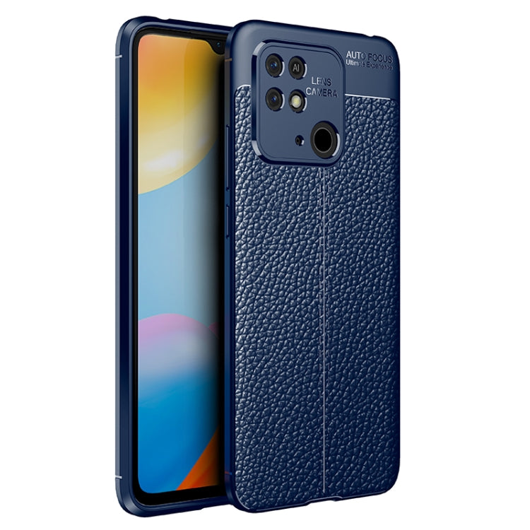 For Xiaomi Redmi 10C Litchi Texture TPU Shockproof Phone Case
