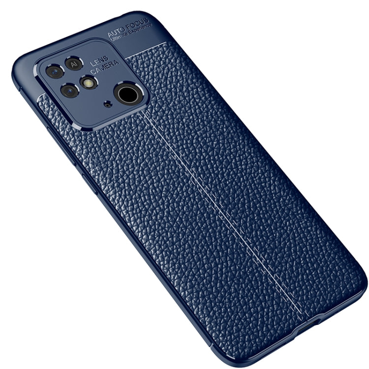 For Xiaomi Redmi 10C Litchi Texture TPU Shockproof Phone Case