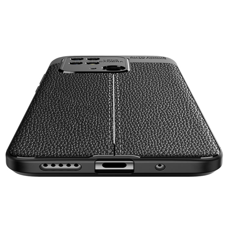 For Xiaomi Redmi 10C Litchi Texture TPU Shockproof Phone Case