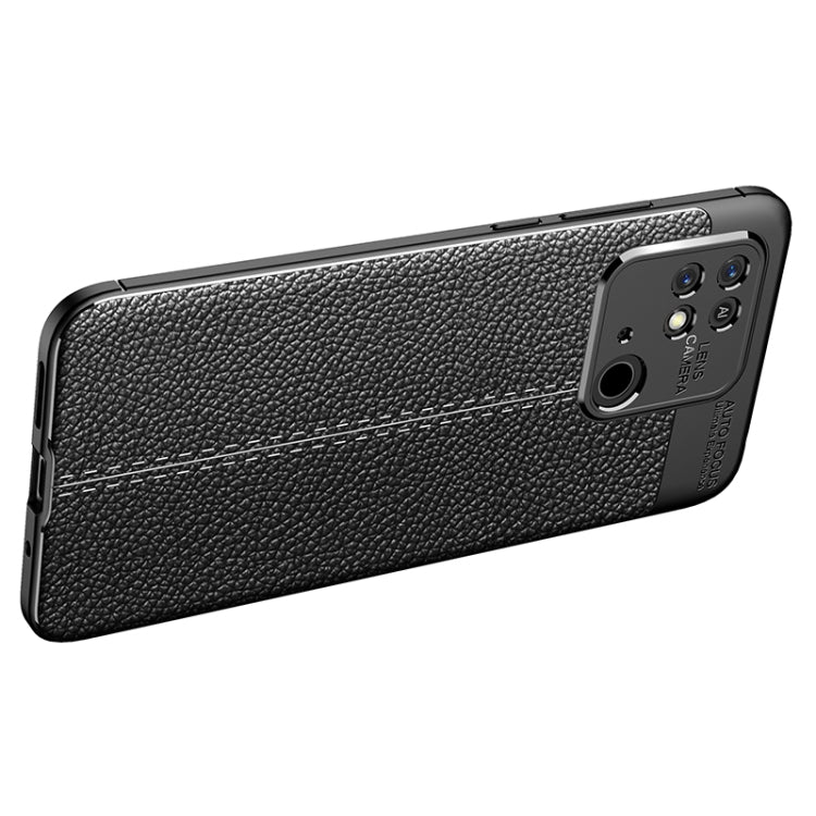 For Xiaomi Redmi 10C Litchi Texture TPU Shockproof Phone Case