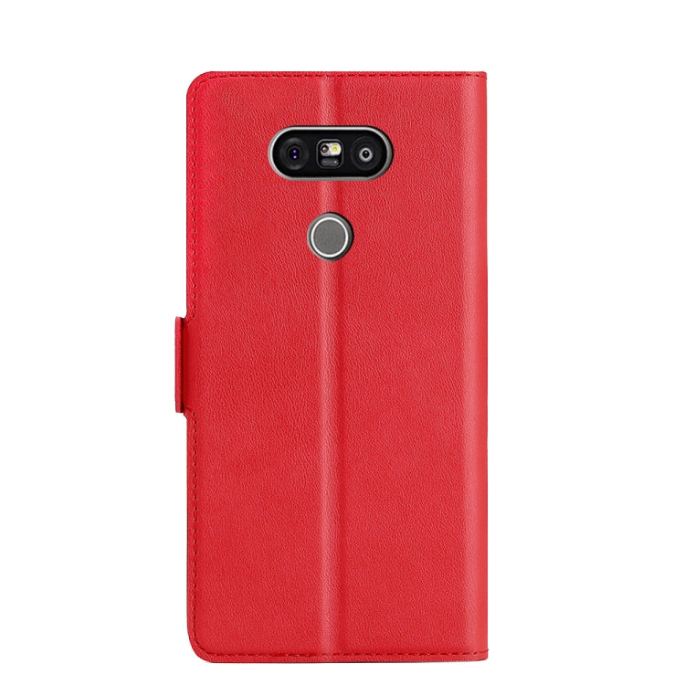 For LG G5 Ultra-thin Voltage Side Buckle PU + TPU Leather Phone Case