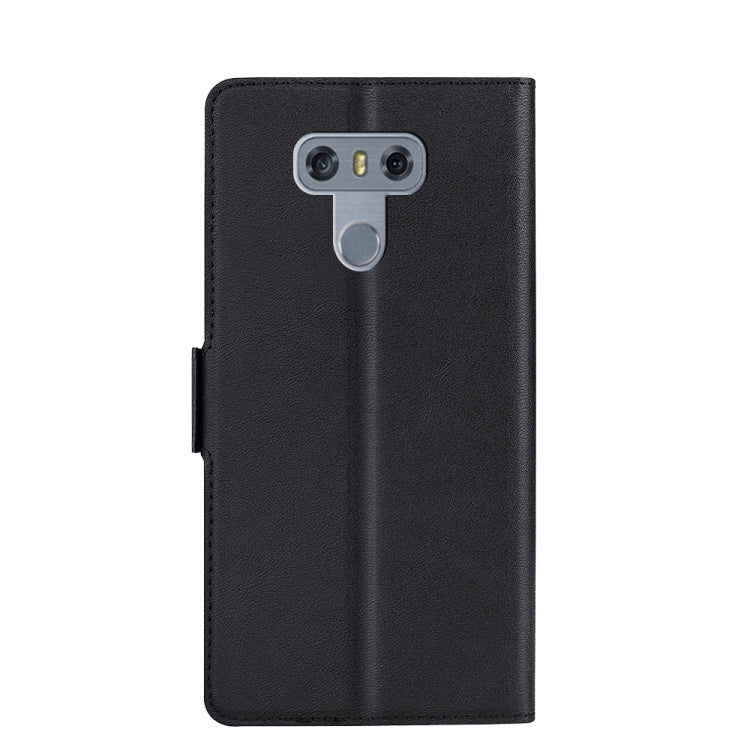 For LG G6 Ultra-thin Voltage Side Buckle PU + TPU Leather Phone Case