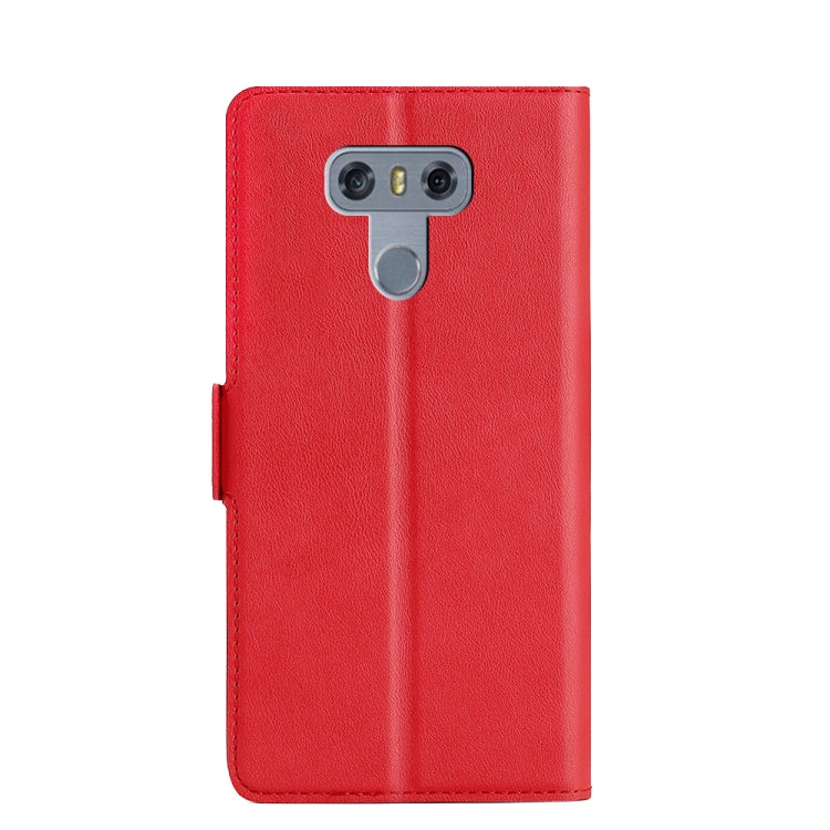 For LG G6 Ultra-thin Voltage Side Buckle PU + TPU Leather Phone Case