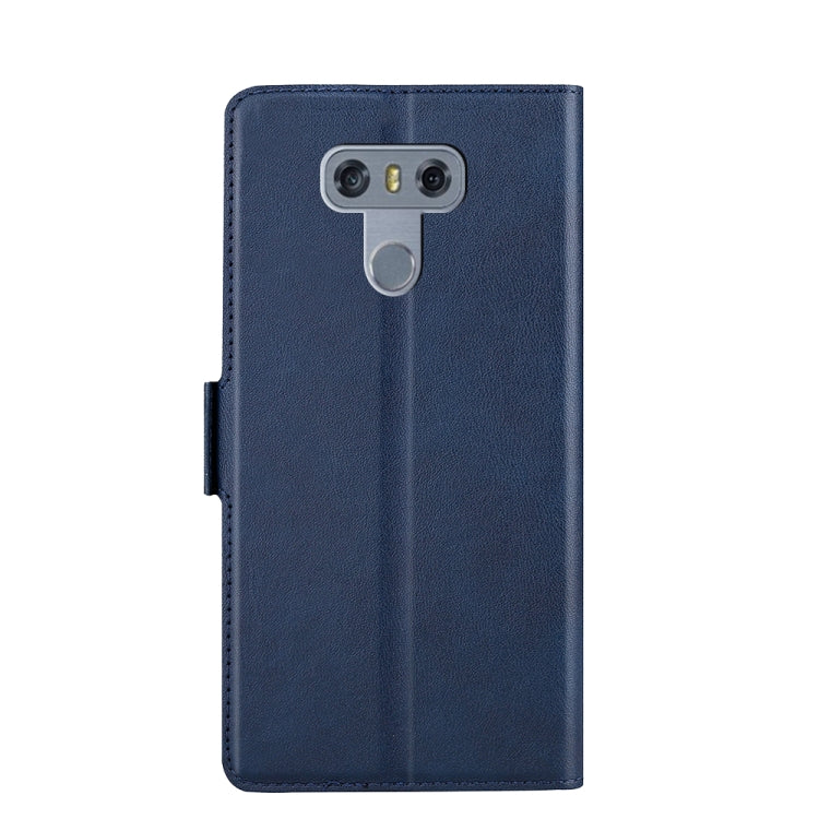 For LG G6 Ultra-thin Voltage Side Buckle PU + TPU Leather Phone Case