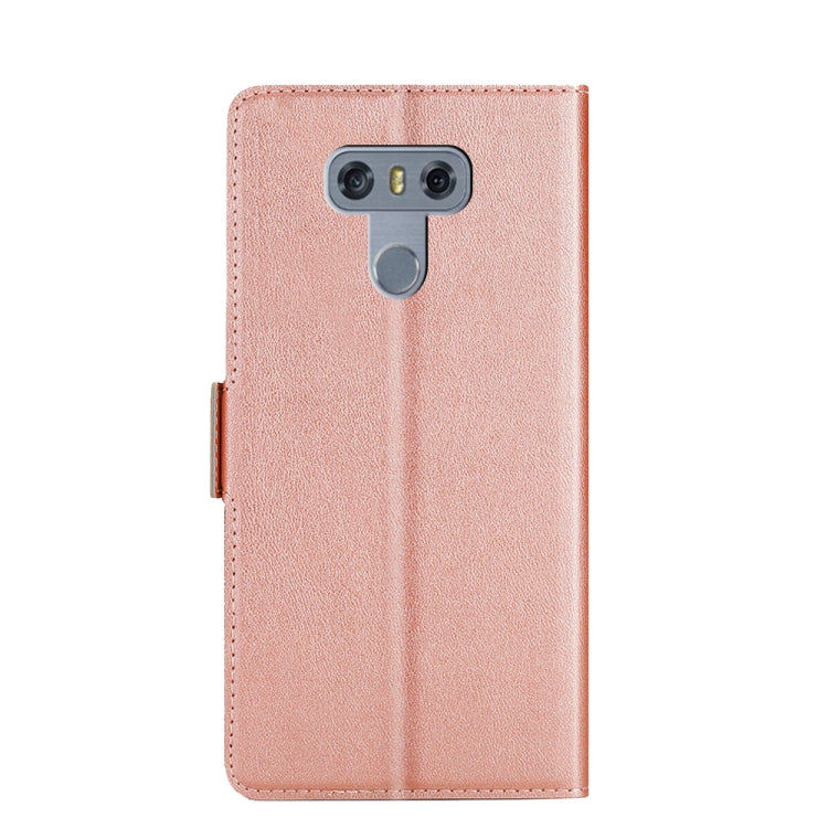 For LG G6 Ultra-thin Voltage Side Buckle PU + TPU Leather Phone Case