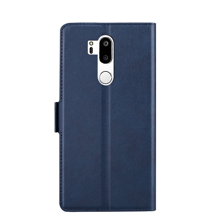 For LG G7 Ultra-thin Voltage Side Buckle PU + TPU Leather Phone Case