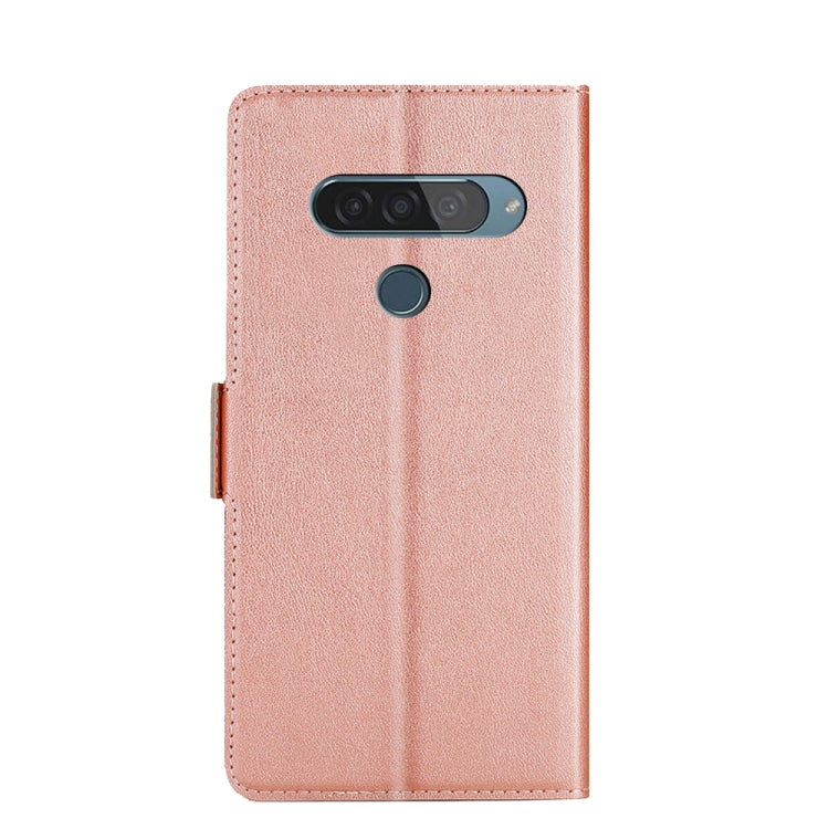 For LG G8S ThinQ Ultra-thin Voltage Side Buckle PU + TPU Leather Phone Case