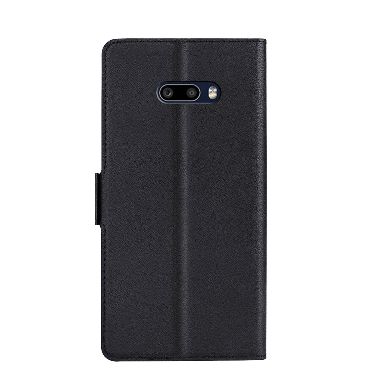 For LG G8X ThinQ / V50S ThinQ Ultra-thin Voltage Side Buckle PU + TPU Leather Phone Case