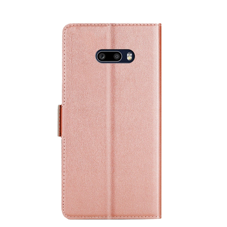 For LG G8X ThinQ / V50S ThinQ Ultra-thin Voltage Side Buckle PU + TPU Leather Phone Case
