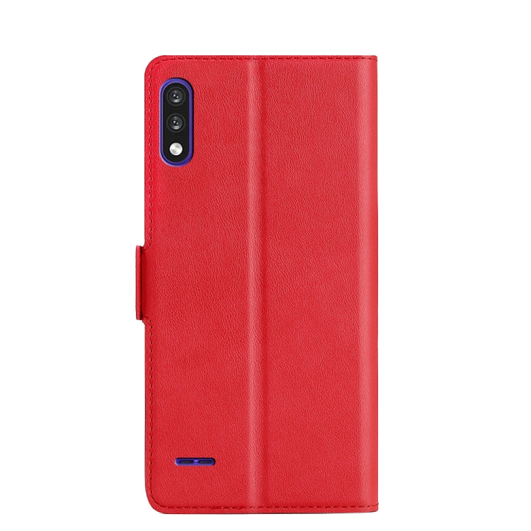 For LG K22 Ultra-thin Voltage Side Buckle PU + TPU Leather Phone Case