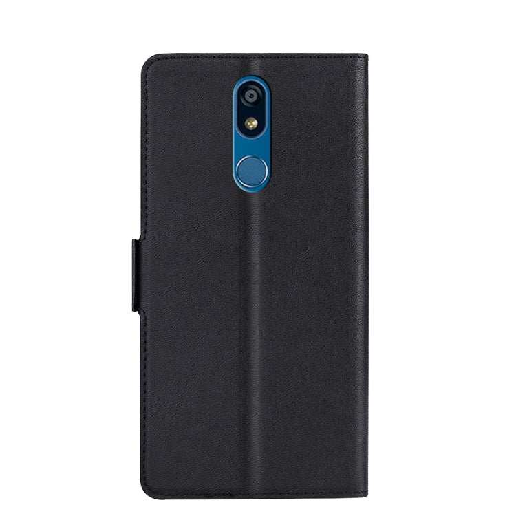 For LG K40 Ultra-thin Voltage Side Buckle PU + TPU Leather Phone Case