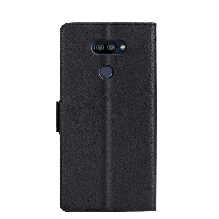 For LG K40S Ultra-thin Voltage Side Buckle PU + TPU Leather Phone Case