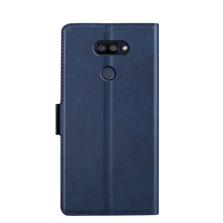 For LG K40S Ultra-thin Voltage Side Buckle PU + TPU Leather Phone Case