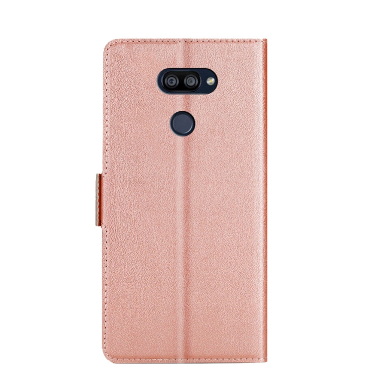 For LG K40S Ultra-thin Voltage Side Buckle PU + TPU Leather Phone Case