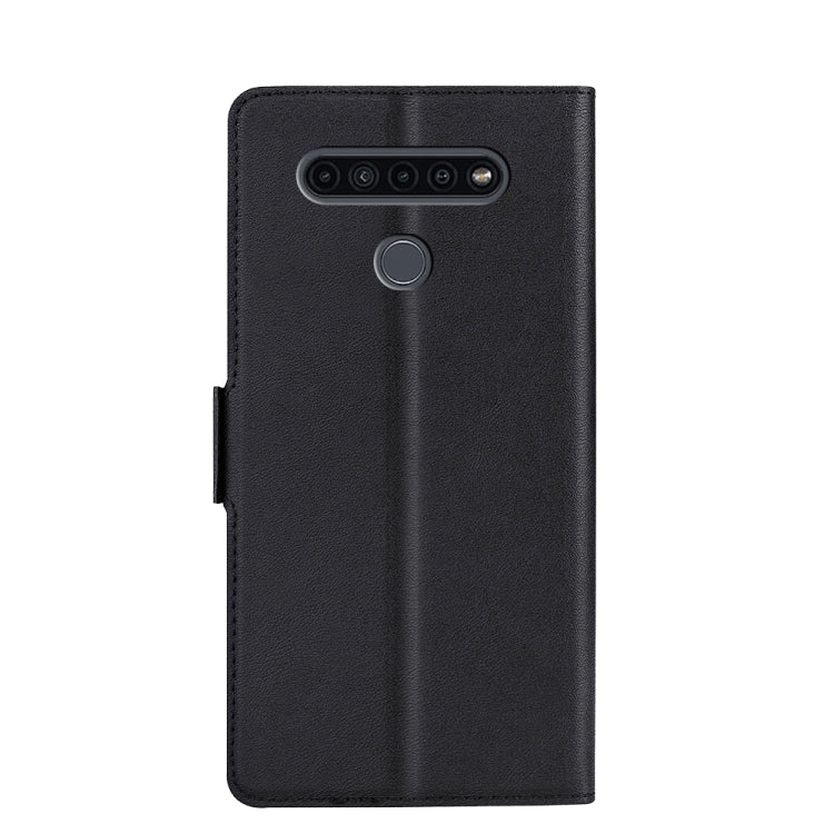 For LG K41S Ultra-thin Voltage Side Buckle PU + TPU Leather Phone Case