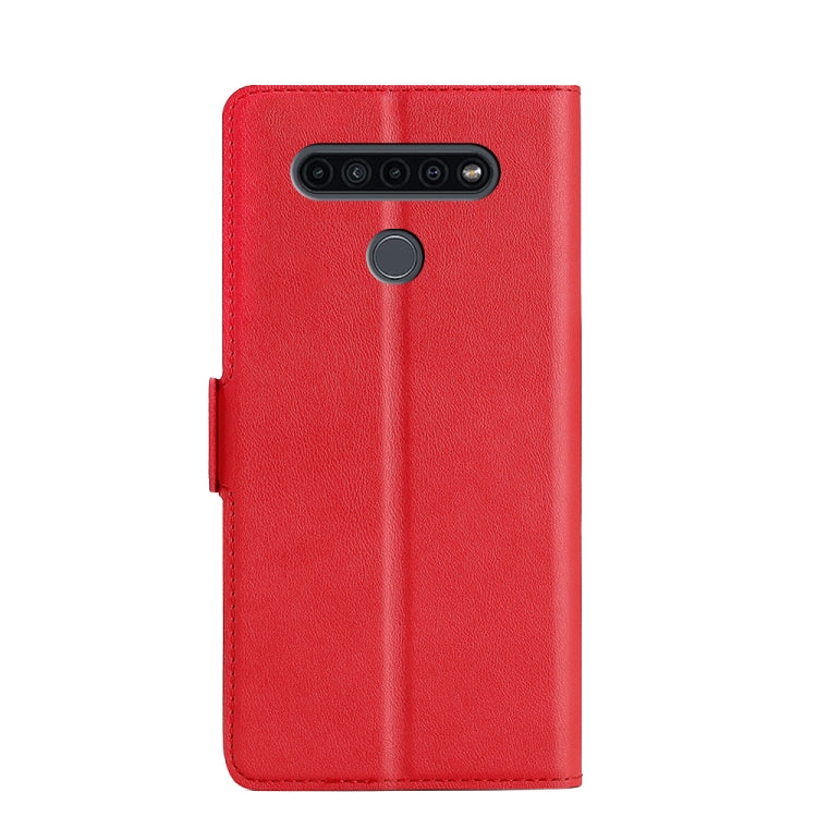 For LG K41S Ultra-thin Voltage Side Buckle PU + TPU Leather Phone Case