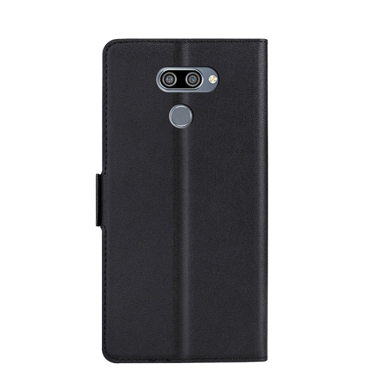 For LG K50 Ultra-thin Voltage Side Buckle PU + TPU Leather Phone Case