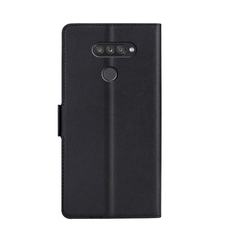 For LG K50S Ultra-thin Voltage Side Buckle PU + TPU Leather Phone Case