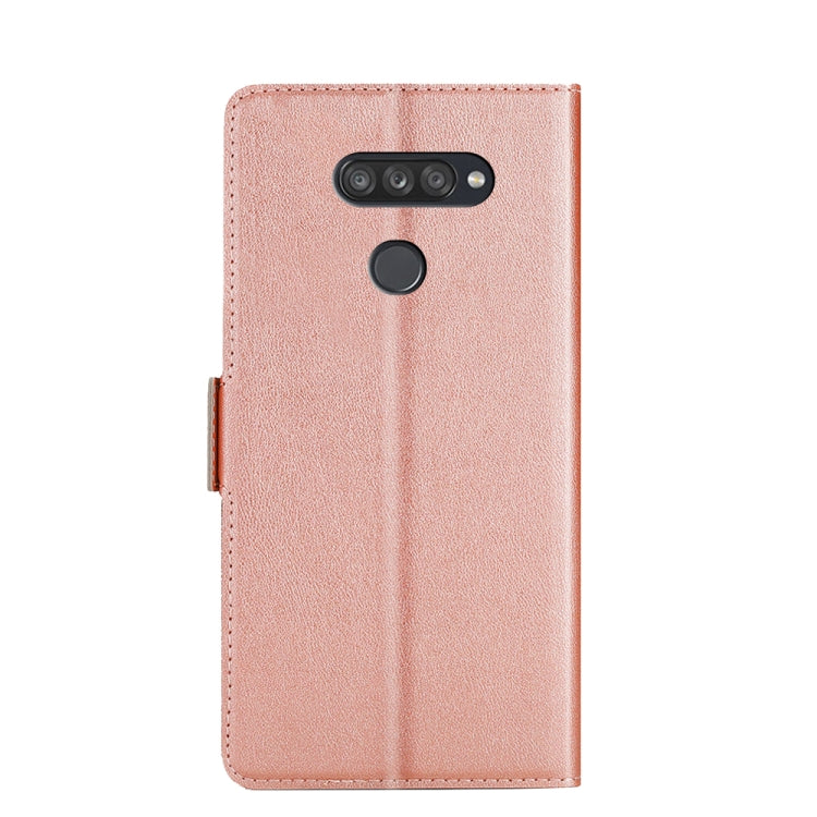 For LG K50S Ultra-thin Voltage Side Buckle PU + TPU Leather Phone Case