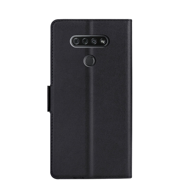 For LG K51 Ultra-thin Voltage Side Buckle PU + TPU Leather Phone Case