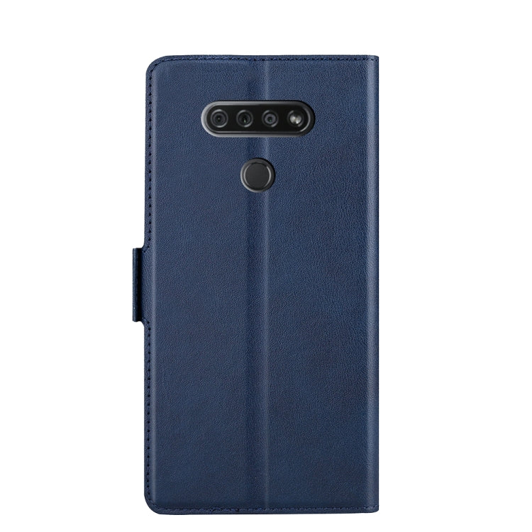 For LG K51 Ultra-thin Voltage Side Buckle PU + TPU Leather Phone Case