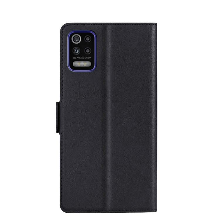 For LG K52 Ultra-thin Voltage Side Buckle PU + TPU Leather Phone Case