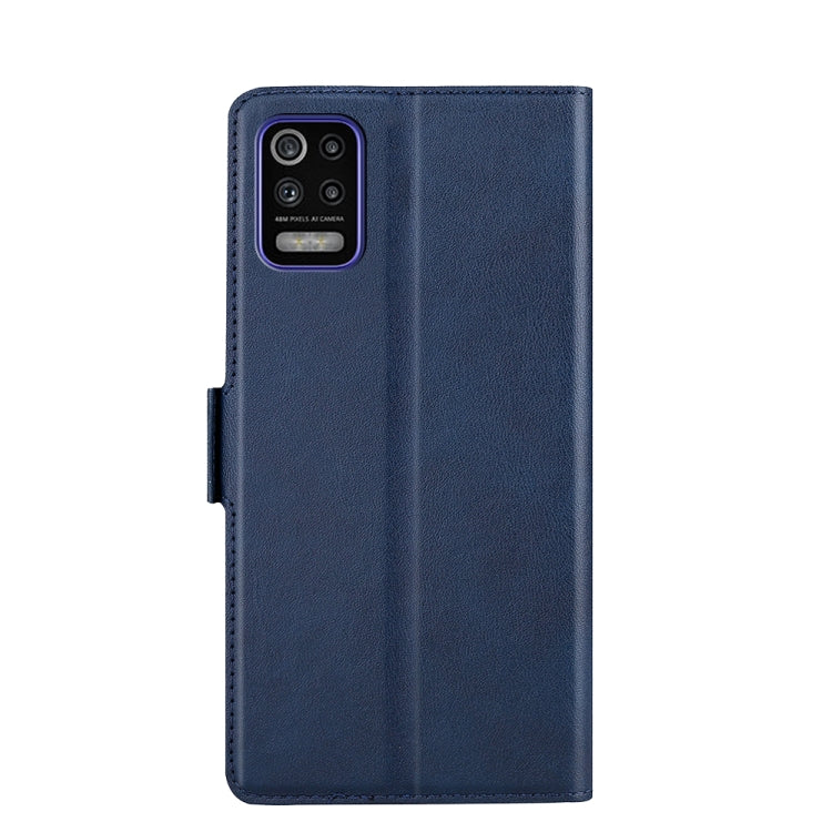 For LG K52 Ultra-thin Voltage Side Buckle PU + TPU Leather Phone Case