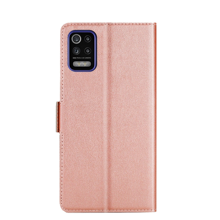 For LG K52 Ultra-thin Voltage Side Buckle PU + TPU Leather Phone Case