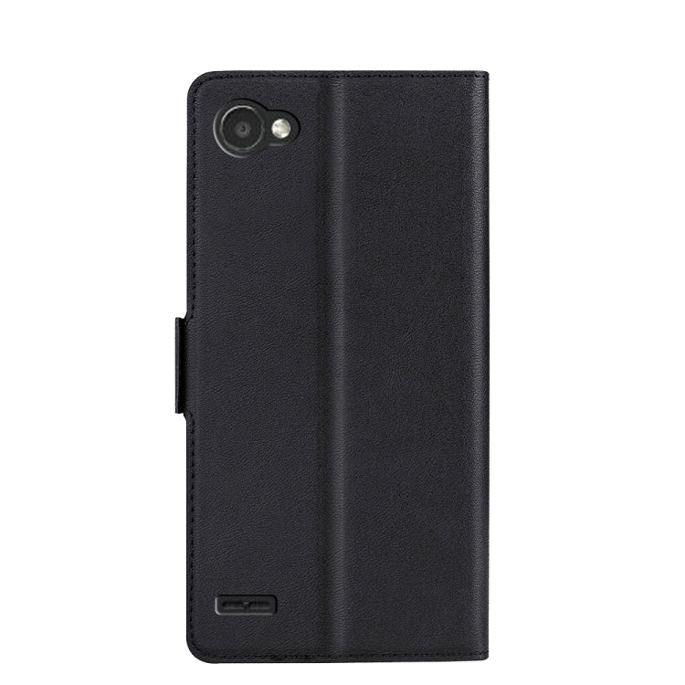 For LG Q6 Ultra-thin Voltage Side Buckle PU + TPU Leather Phone Case