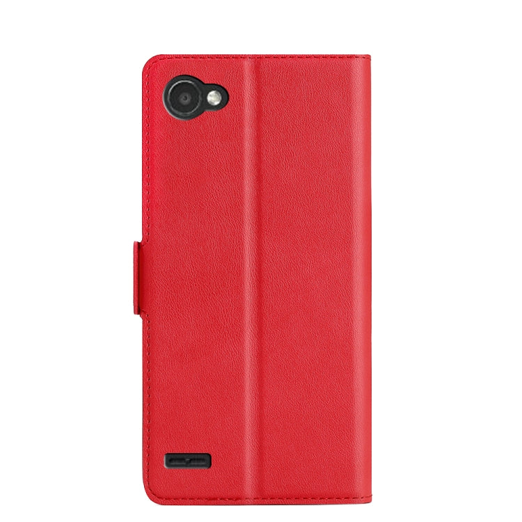 For LG Q6 Ultra-thin Voltage Side Buckle PU + TPU Leather Phone Case