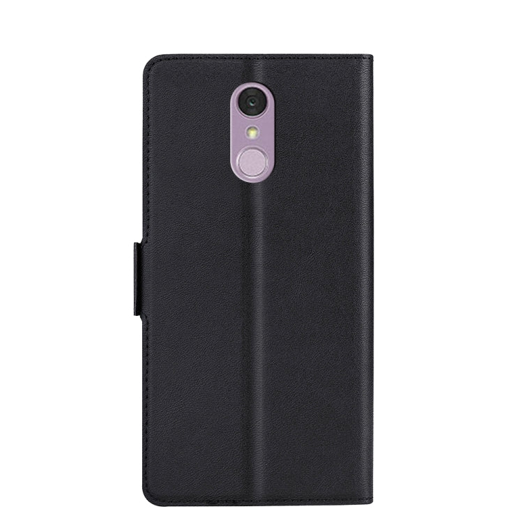 For LG Q7 Ultra-thin Voltage Side Buckle PU + TPU Leather Phone Case