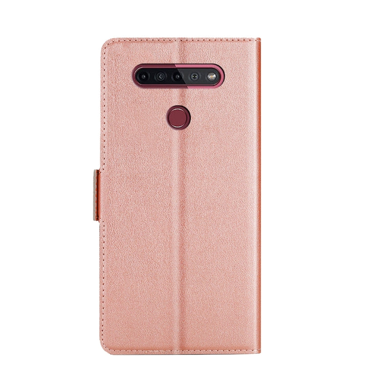For LG K51S Ultra-thin Voltage Side Buckle PU + TPU Leather Phone Case