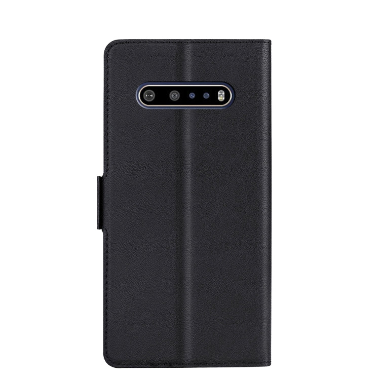 For LG V60 ThinQ Ultra-thin Voltage Side Buckle PU + TPU Leather Phone Case