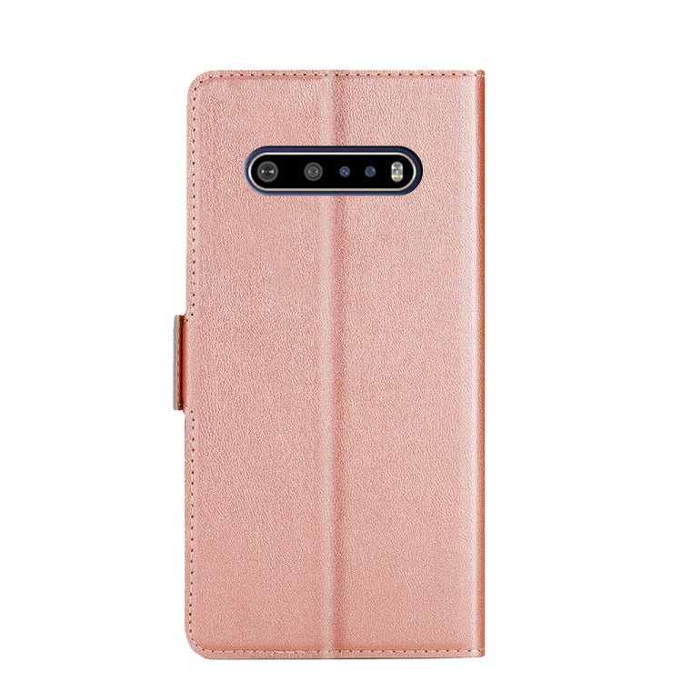 For LG V60 ThinQ Ultra-thin Voltage Side Buckle PU + TPU Leather Phone Case