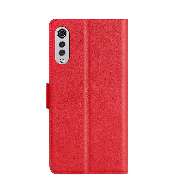 For LG Velvet Ultra-thin Voltage Side Buckle PU + TPU Leather Phone Case